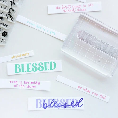 Catherine Pooler Designs - Clear Photopolymer Stamps - Abundantly Blessed Sentiments 2 Catherine Pooler Designs - Clear Photopolymer Stamps - Abundantly Blessed Sentiments