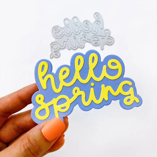 Catherine Pooler Designs - Dies - Layered Words - Hello Spring 2 Catherine Pooler Designs - Dies - Layered Words - Hello Spring