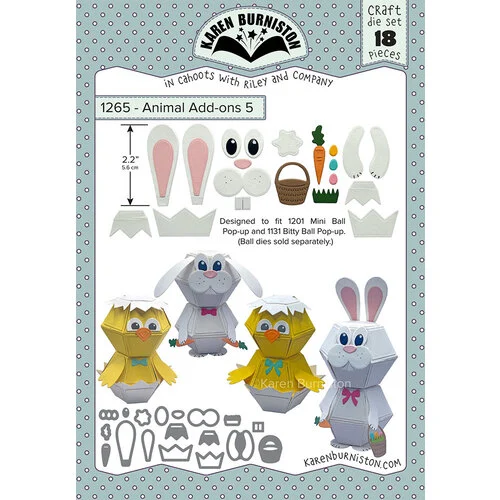 Karen Burniston - Craft Dies - Animal Add-Ons 5