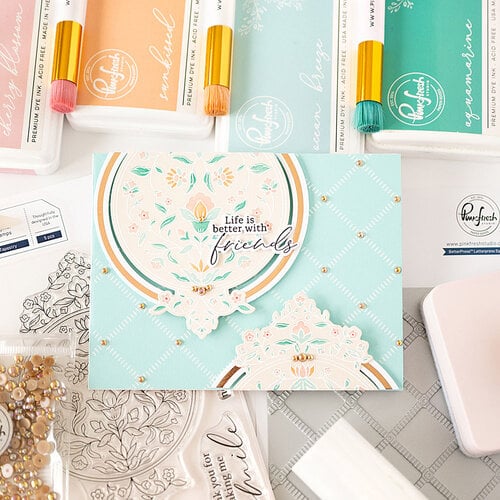 Pinkfresh Studio - Pure Joy Collection - Press Plates - Garden Tapestry 3 Pinkfresh Studio - Pure Joy Collection - Press Plates - Garden Tapestry