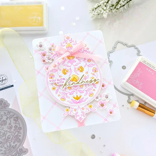 Pinkfresh Studio - Pure Joy Collection - Press Plates - Garden Tapestry 6 Pinkfresh Studio - Pure Joy Collection - Press Plates - Garden Tapestry