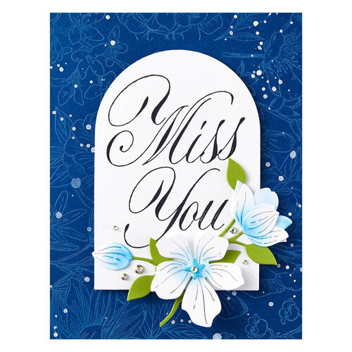 Spellbinders - BetterPress Collection - Press Plates - Copperplate Everyday Sentiments - Miss You