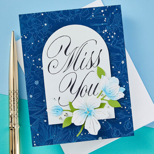 Spellbinders - BetterPress Collection - Press Plates - Copperplate Everyday Sentiments - Miss You