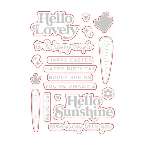 Scrapbook.com - Photopolymer Stamp Set and Coordinating Die - Hello Spring 3 Scrapbook.com - Photopolymer Stamp Set and Coordinating Die - Hello Spring