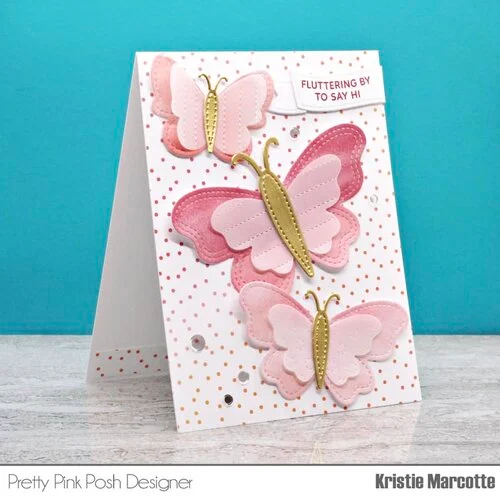 Pretty Pink Posh - Dies - Stitched Butterflies