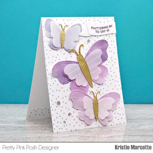 Pretty Pink Posh - Dies - Stitched Butterflies