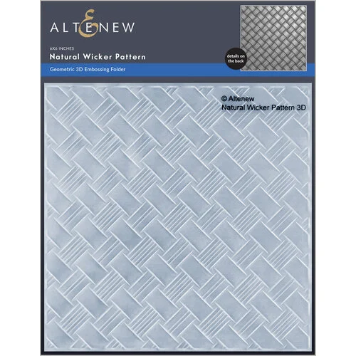 Altenew - Embossing Folder - 3D - Natural Wicker Pattern 1 Altenew - Embossing Folder - 3D - Natural Wicker Pattern
