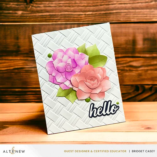 Altenew - Embossing Folder - 3D - Natural Wicker Pattern 3 Altenew - Embossing Folder - 3D - Natural Wicker Pattern