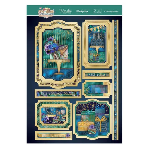 Hunkydory - Luxury Topper Set - A Dazzling Birthday
