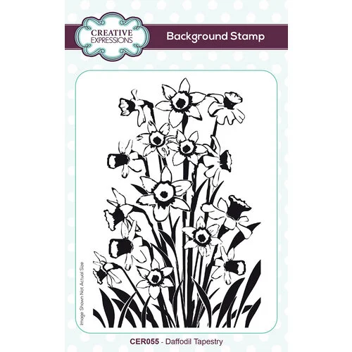 Creative Expressions - Pre-Cut Rubber Stamps - Daffodil