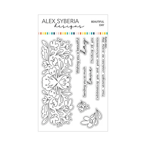 Alex Syberia Designs - Clear Photopolymer Stamps - Beautiful Day