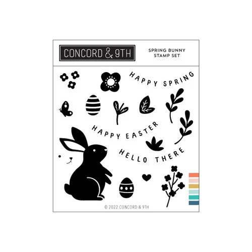 Concord and 9th - Clear Photopolymer Stamps - Spring Bunny 1 Concord and 9th - Clear Photopolymer Stamps - Spring Bunny
