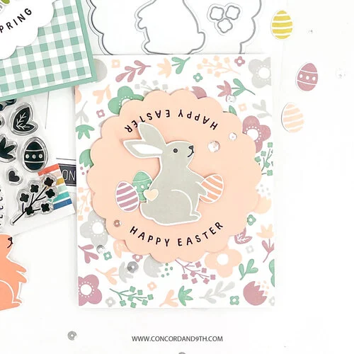 Concord and 9th - Clear Photopolymer Stamps - Spring Bunny 4 Concord and 9th - Clear Photopolymer Stamps - Spring Bunny