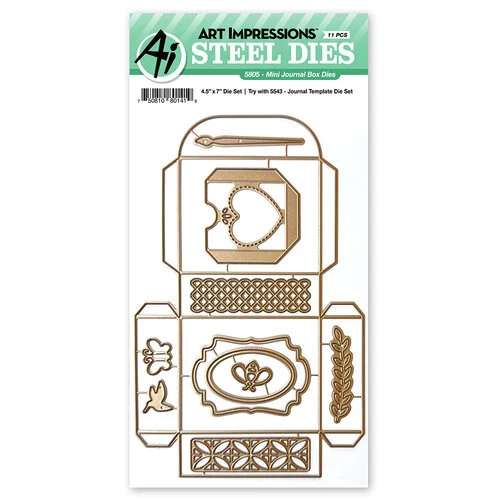 Art Impressions - Steel Dies - Mini Journal Box 1 Art Impressions - Steel Dies - Mini Journal Box
