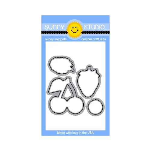 Sunny Studio Stamps - Sunny Snippets - Craft Dies - Berry Bliss 1 Sunny Studio Stamps - Sunny Snippets - Craft Dies - Berry Bliss