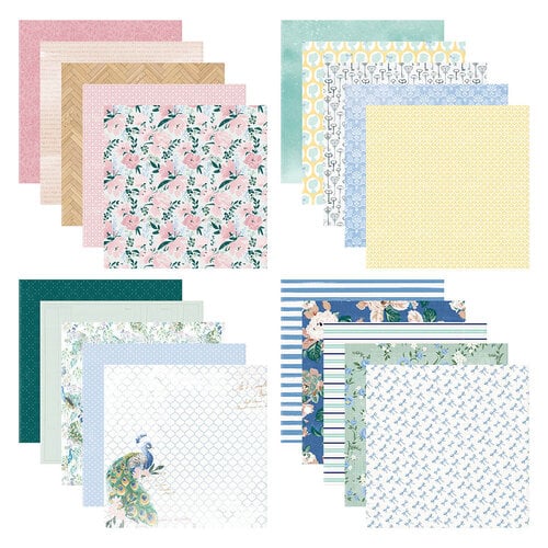Spellbinders - Rosie's Studio - Belleview Collection - 12 x 12 Paper Pad 1 Spellbinders - Rosie's Studio - Belleview Collection - 12 x 12 Paper Pad