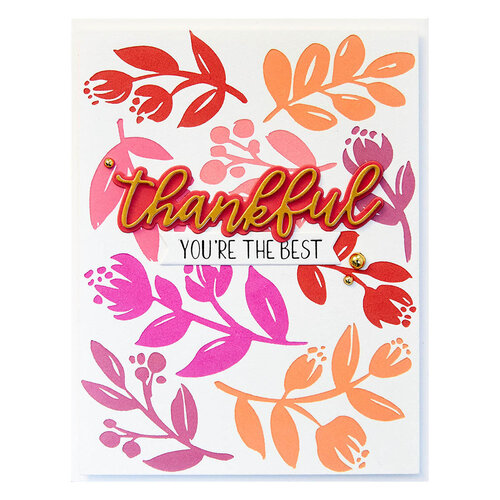 Spellbinders - BetterPress Collection - Press Plate and Registration - Sprigs