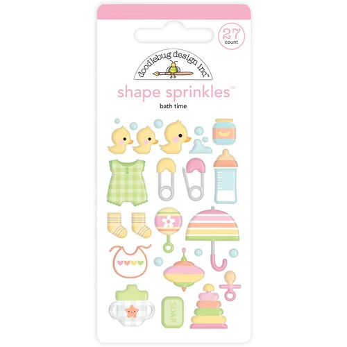 Doodlebug Design - Bundle of Joy Collection - Stickers - Shape Sprinkles - Enamel - Bath Time 1 Doodlebug Design - Bundle of Joy Collection - Stickers - Shape Sprinkles - Enamel - Bath Time