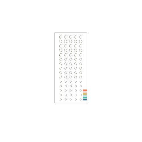 Concord and 9th - Enamel Dots - White 1 Concord and 9th - Enamel Dots - White