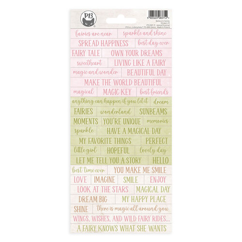P13 - Believe In Fairies Collection - Sticker Sheet - 1