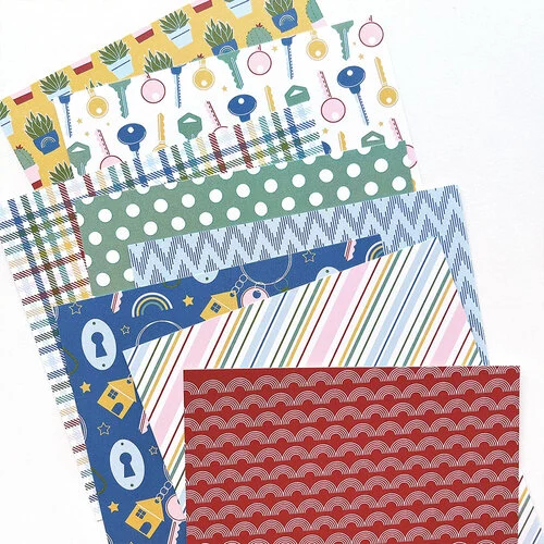 Catherine Pooler Designs - Eau De Perfection Collection - 6 x 6 Patterned Paper Pack - You Hold the Key