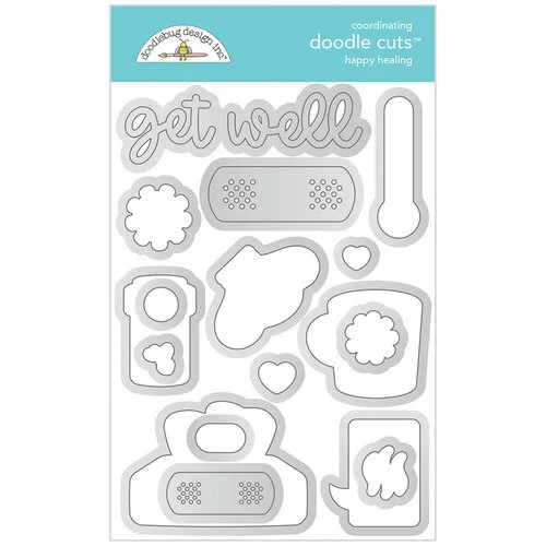 Doodlebug Design - Happy Healing Collection - Doodle Cuts - Metal Dies