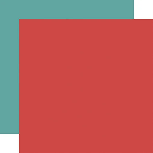 Echo Park - Into The Wild Collection - 12 x 12 Double Sided Paper - Red - Teal 1 Echo Park - Into The Wild Collection - 12 x 12 Double Sided Paper - Red - Teal