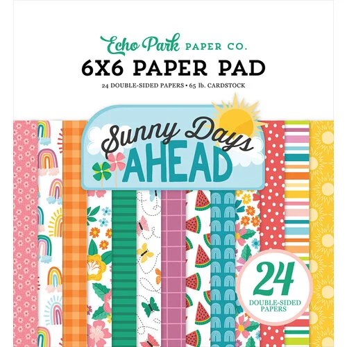 Echo Park - Sunny Days Ahead Collection - 6 x 6 Paper Pad 1 Echo Park - Sunny Days Ahead Collection - 6 x 6 Paper Pad