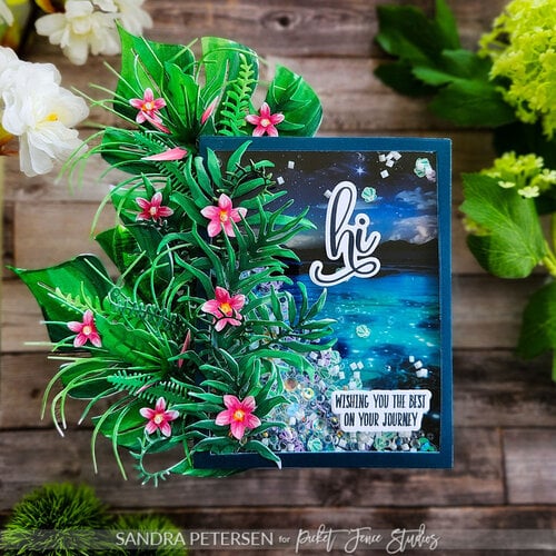 Picket Fence Studios - Dies - Layering Flora - Over-sized Tropical Leaf 2 Picket Fence Studios - Dies - Layering Flora - Over-sized Tropical Leaf
