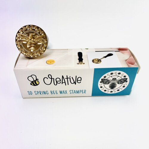 Honey Bee Stamps - Wax Stamper - 3D Spring Bee 1 Honey Bee Stamps - Wax Stamper - 3D Spring Bee