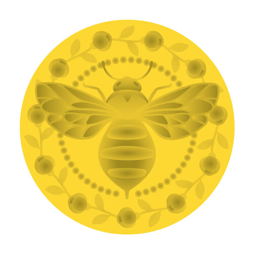 Honey Bee Stamps - Wax Stamper - 3D Spring Bee 3 Honey Bee Stamps - Wax Stamper - 3D Spring Bee