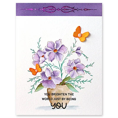 Penny Black - Stick and Shine Adhesive Transfers - Border Bliss 2 Penny Black - Stick and Shine Adhesive Transfers - Border Bliss