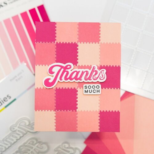 Scrapbook.com - Decorative Die Set - A2 Plate - Patchwork 2 Scrapbook.com - Decorative Die Set - A2 Plate - Patchwork