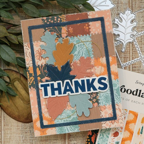 Scrapbook.com - Decorative Die Set - A2 Plate - Patchwork 3 Scrapbook.com - Decorative Die Set - A2 Plate - Patchwork