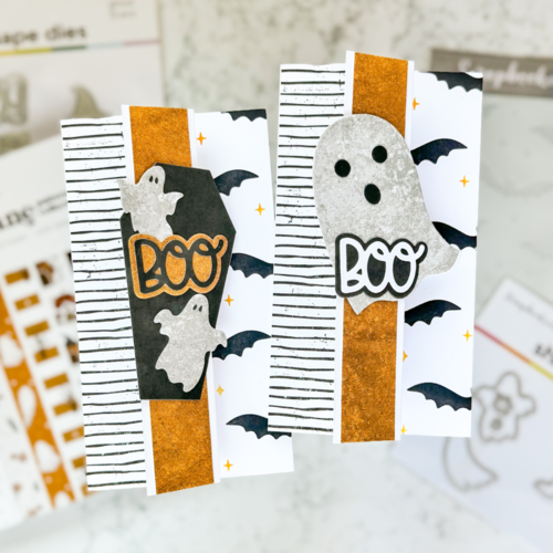 Scrapbook.com - Decorative Die Set - Nested Coffins