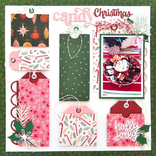 Scrapbook.com - Holiday - Patterned Cardstock Paper Pad - Double Sided - 6x8 - 40 Sheets