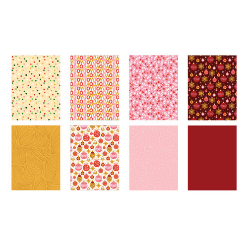 Scrapbook.com - Holiday - Patterned Cardstock Paper Pad - Double Sided - 6x8 - 40 Sheets