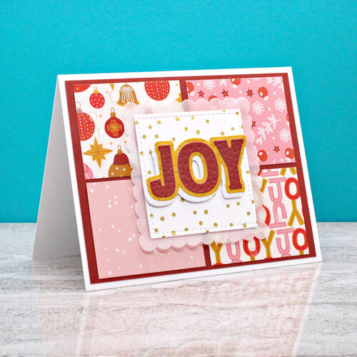 Scrapbook.com - Holiday - Patterned Cardstock Paper Pad - Double Sided - 6x8 - 40 Sheets