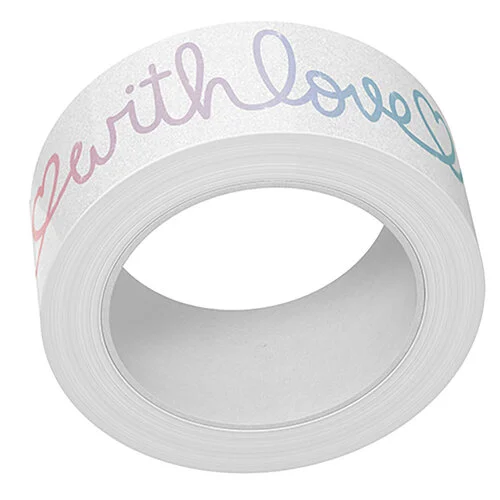 Lawn Fawn - Washi Tape - Scripty Saying Shimmer 1 Lawn Fawn - Washi Tape - Scripty Saying Shimmer