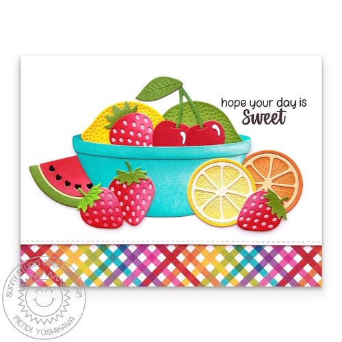 Sunny Studio Stamps - Sunny Snippets - Craft Dies - Wild Cherry 2 Sunny Studio Stamps - Sunny Snippets - Craft Dies - Wild Cherry