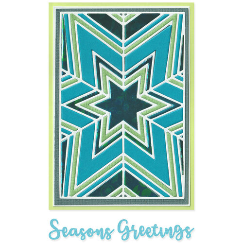 Sizzix - Stacey Park - Thinlits Dies - Cosmopolitan - Christmas, Star Bright
