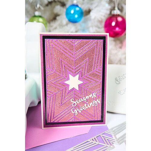 Sizzix - Stacey Park - Thinlits Dies - Cosmopolitan - Christmas, Star Bright