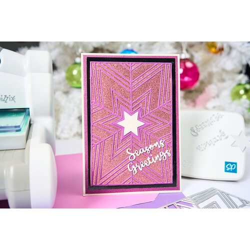 Sizzix - Stacey Park - Thinlits Dies - Cosmopolitan - Christmas, Star Bright