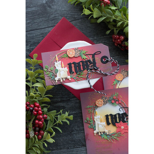 Sizzix - Tim Holtz - Thinlits Dies - Vault Holiday Classic 11 Sizzix - Tim Holtz - Thinlits Dies - Vault Holiday Classic