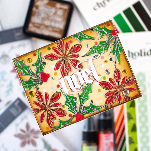Sizzix - Tim Holtz - Thinlits Dies - Vault Holiday Classic 15 Sizzix - Tim Holtz - Thinlits Dies - Vault Holiday Classic