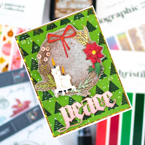 Sizzix - Tim Holtz - Thinlits Dies - Vault Holiday Classic 17 Sizzix - Tim Holtz - Thinlits Dies - Vault Holiday Classic