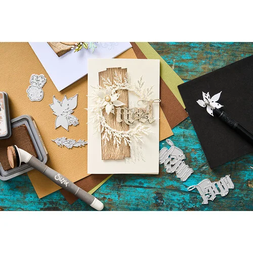 Sizzix - Tim Holtz - Thinlits Dies - Vault Holiday Classic 6 Sizzix - Tim Holtz - Thinlits Dies - Vault Holiday Classic