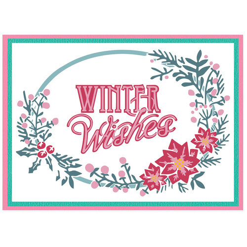 Sizzix - Layered Stencils - Winter Wishes 2 Sizzix - Layered Stencils - Winter Wishes