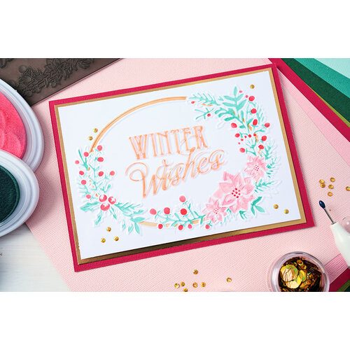 Sizzix - Layered Stencils - Winter Wishes 3 Sizzix - Layered Stencils - Winter Wishes