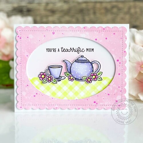 Sunny Studio Stamps - Sunny Snippets - Craft Dies - Tea-riffic 2 Sunny Studio Stamps - Sunny Snippets - Craft Dies - Tea-riffic